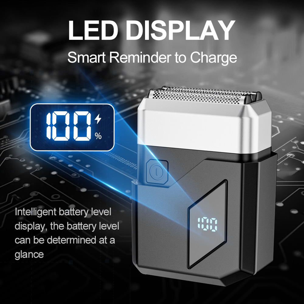 Mini Portable Electric Foil Shaves