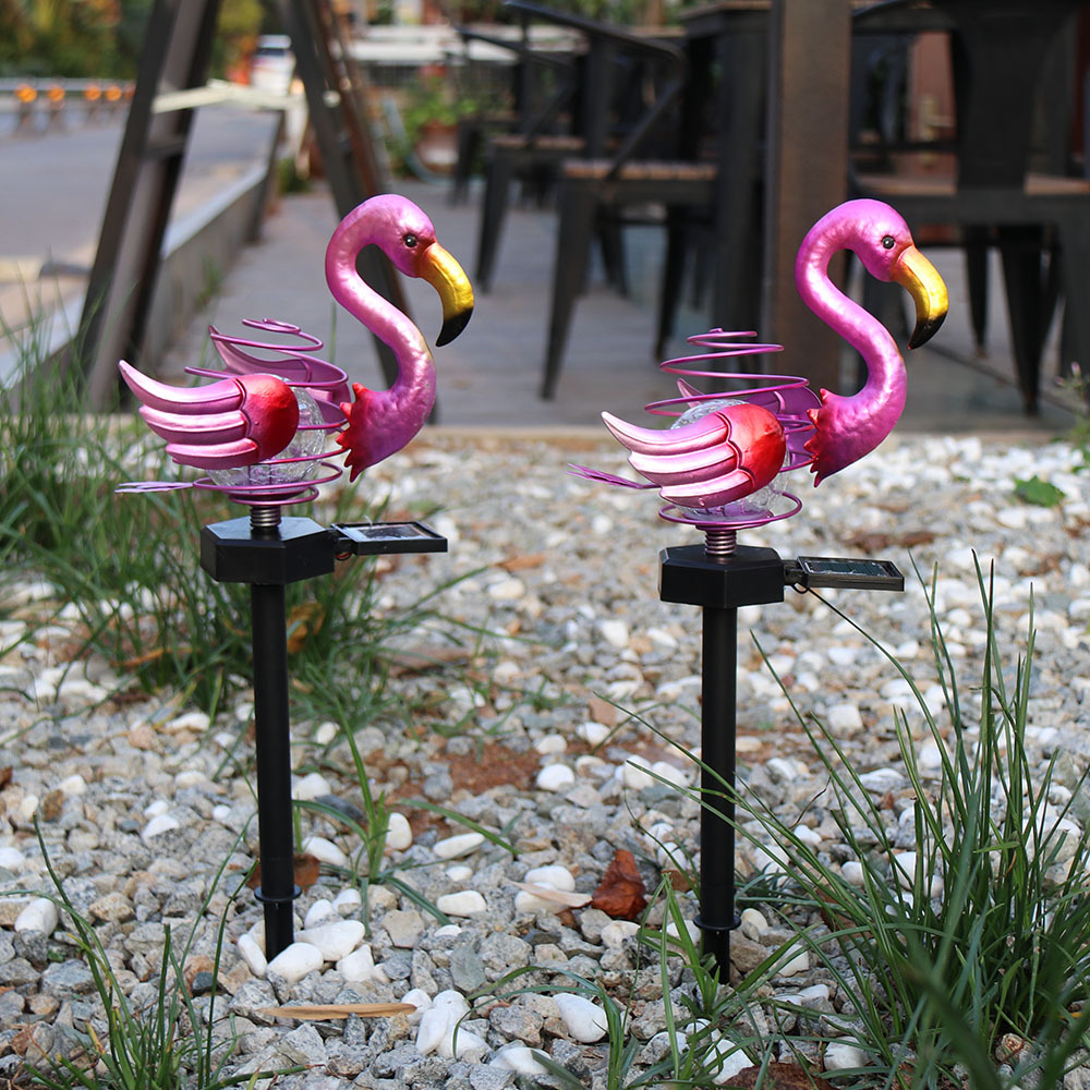 Solar Powered Iron Metal Garden Light