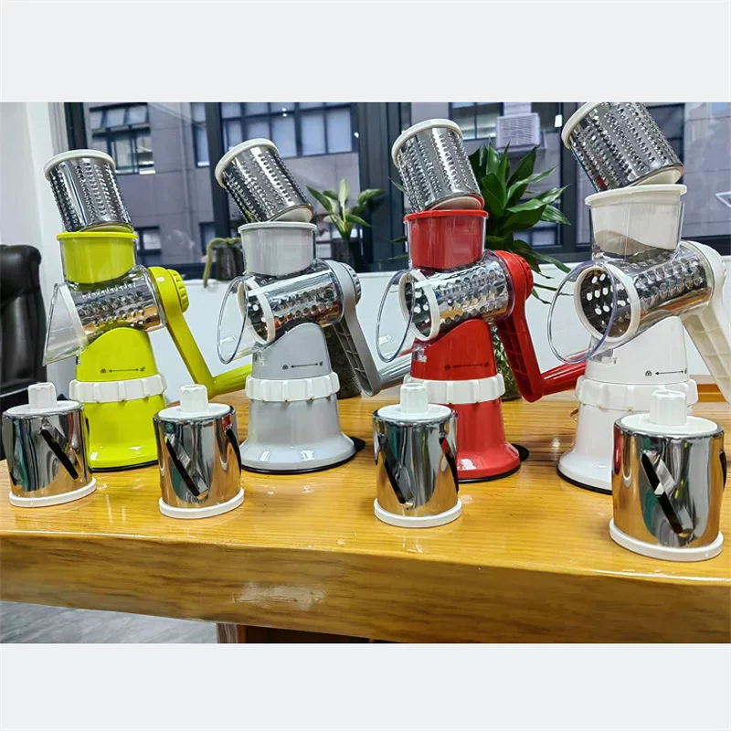 3 in 1 Rotary Cheese Grater Vegetable Slicer