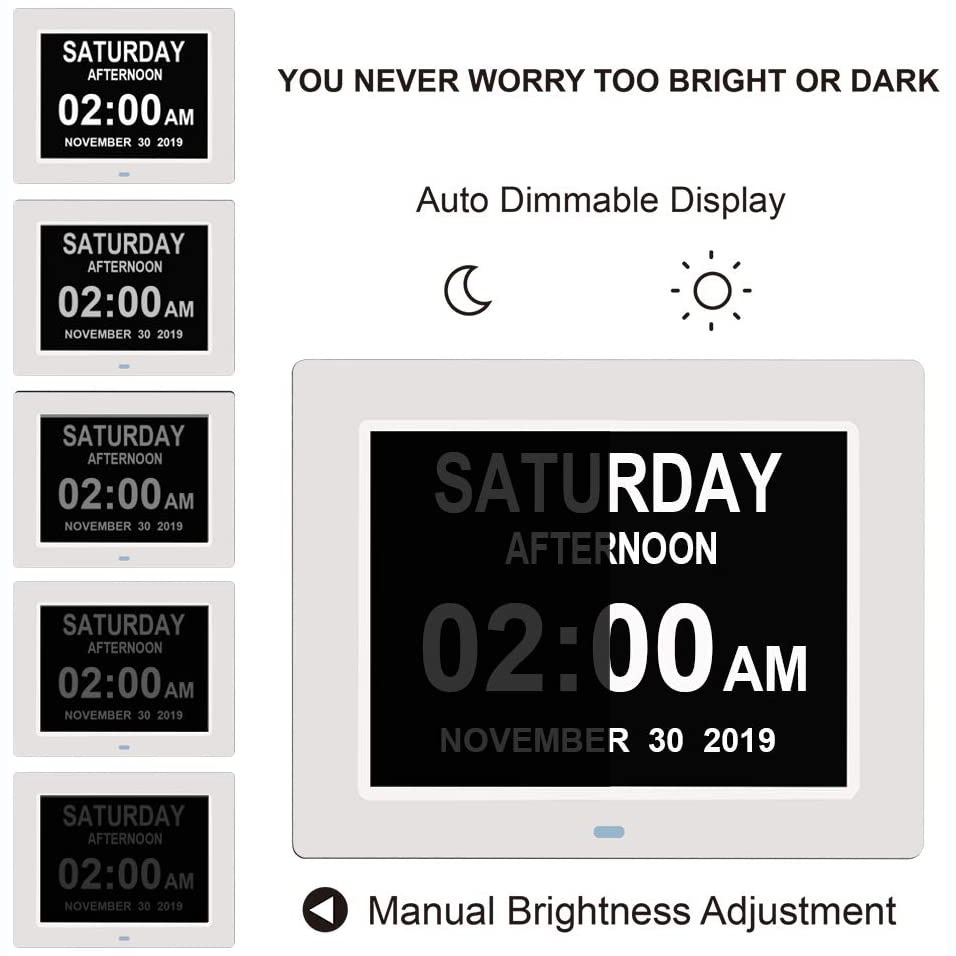 Large Display Reminder Clock for the Elderly