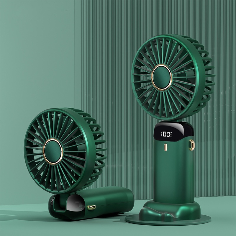 PORTABLE HANDHELD FAN WITH AROMATHERAPY, 5 SPEEDS, FOLDABLE