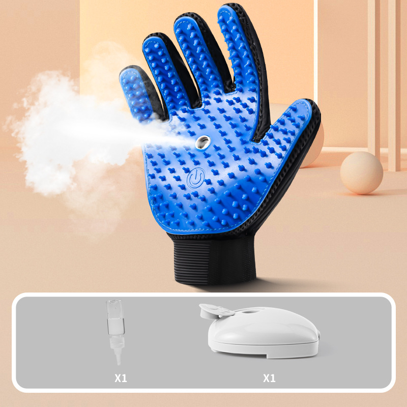Steam Brush Pet Hair Gloves For Pet Hair Removal