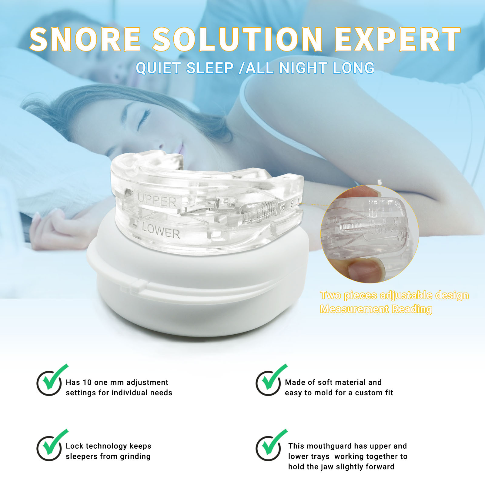 Mouthpiece - Reverse Sleep Apnea & Improve Your Sleep