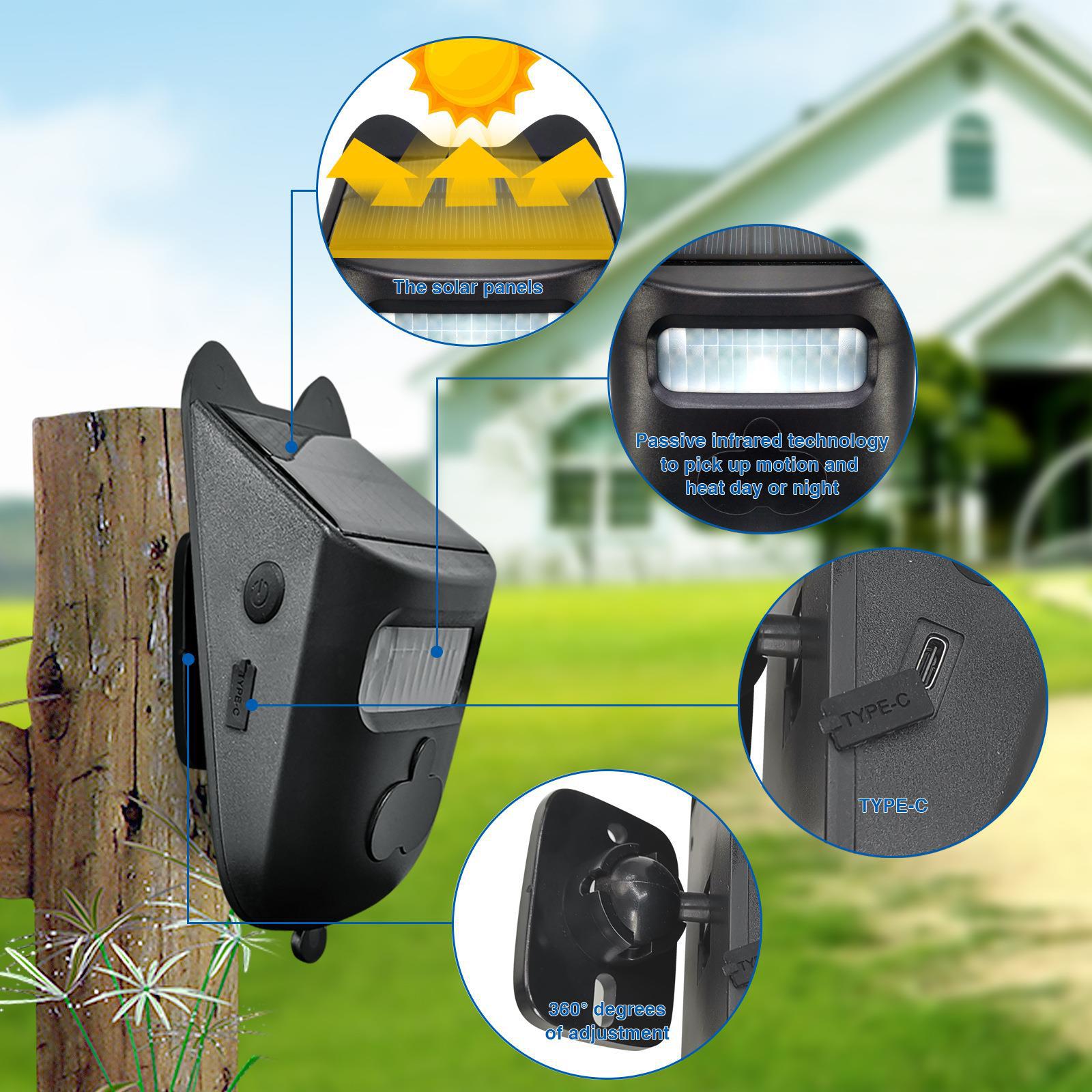 🔥49% OFF🔥Long Range Solar Wireless Alarm - Motion Sensor Detector & Security Alert System