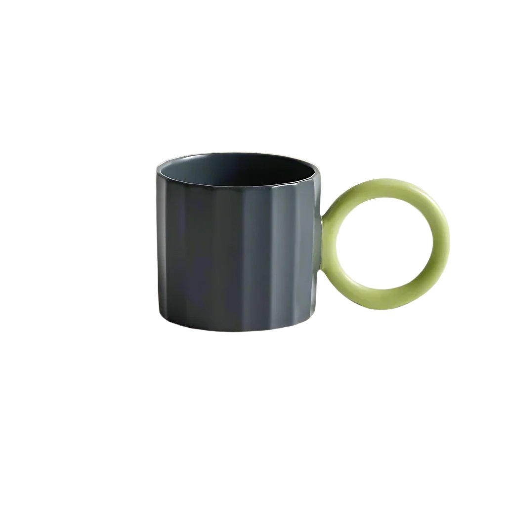 🎁Big Ears Contrasting Color Ceramic Water Cup