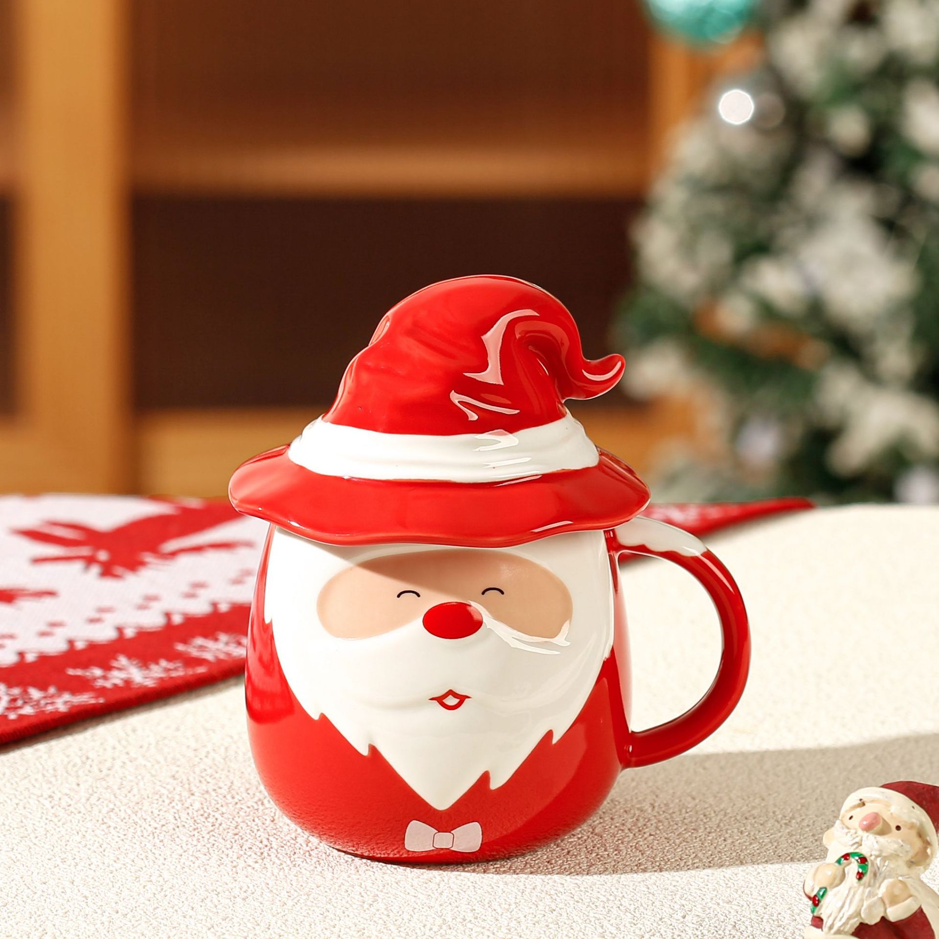 🎅☕ 16.9oz Santa Claus Ceramic Coffee Mug