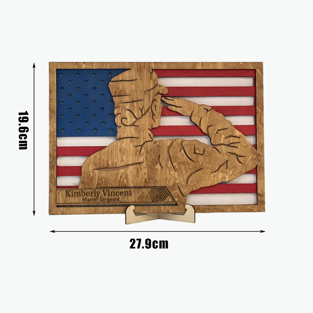 2025 Patriotic Wooden Tabletop Decor