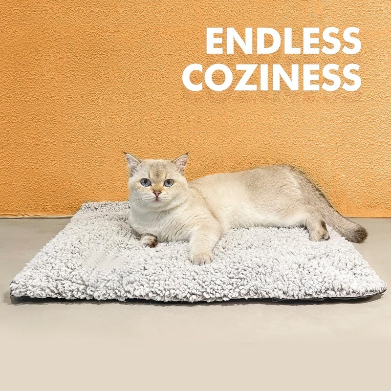 Self Warming Cat Bed Self Heating Cat Dog Mat for Indoor Outdoor