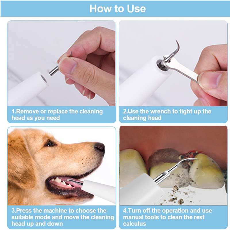 Pet Ultrasonic Tooth Cleaner