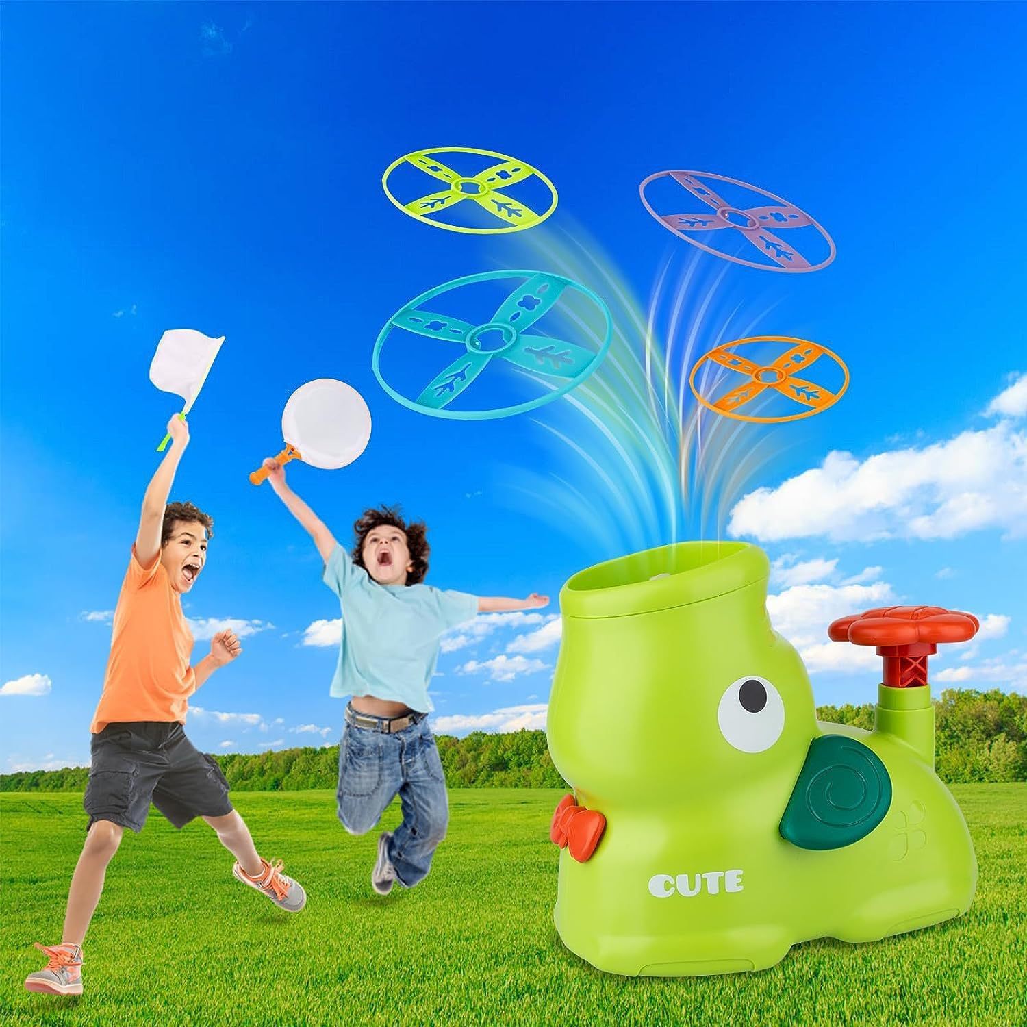 🥏Kid's Flying Discs Launcher Toys