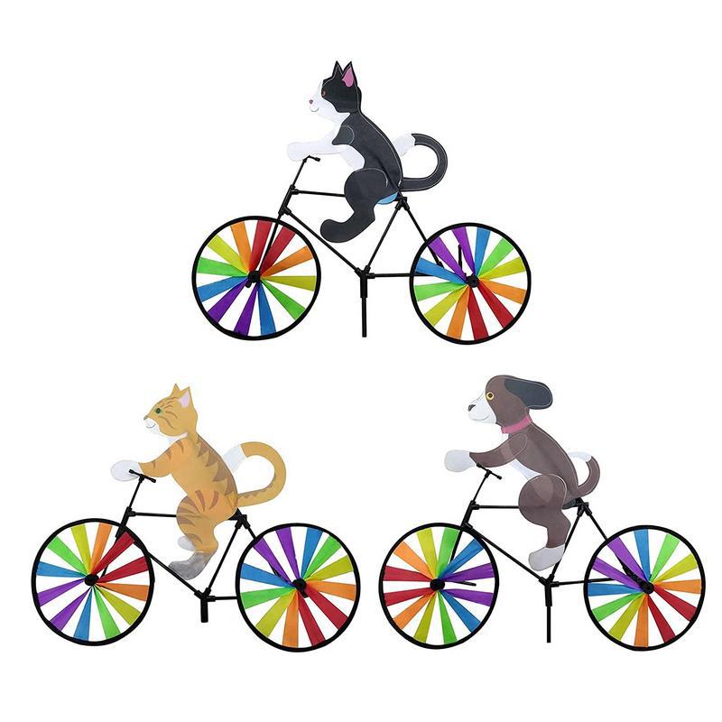 CAT BICYCLE WIND SPINNER