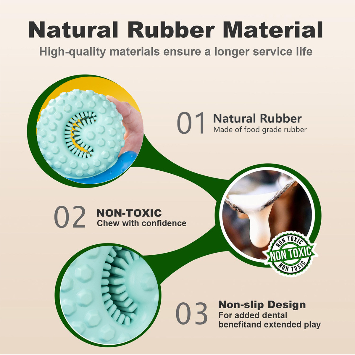  🐌✨Ultra-Durable Snail Chew Toy for Dogs | Natural Rubber Dental Care + Interactive Play!✨🐾