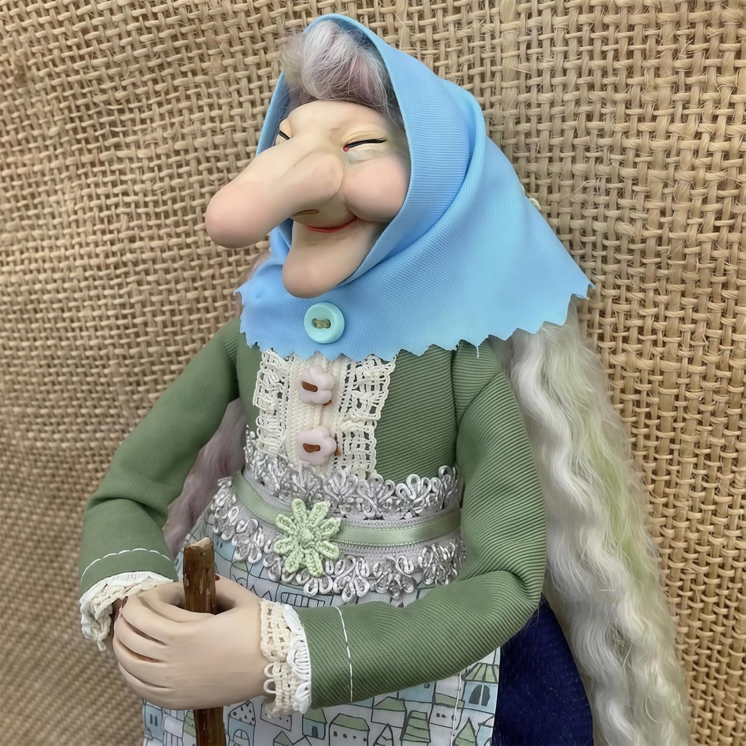 🌿 ​​Handmade Kitchen Witch Doll – Your Kitchen's Lucky Charm & Whimsical Companion​​ 🌟