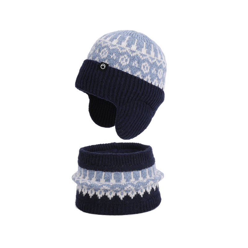2 in 1 Hat Scarf Winter Set