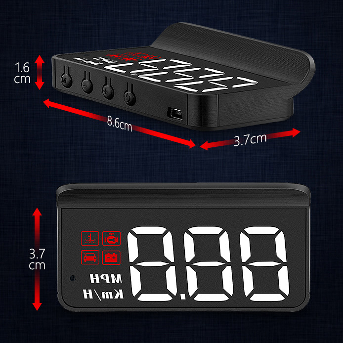 Welnax™ Holographic Speedometer