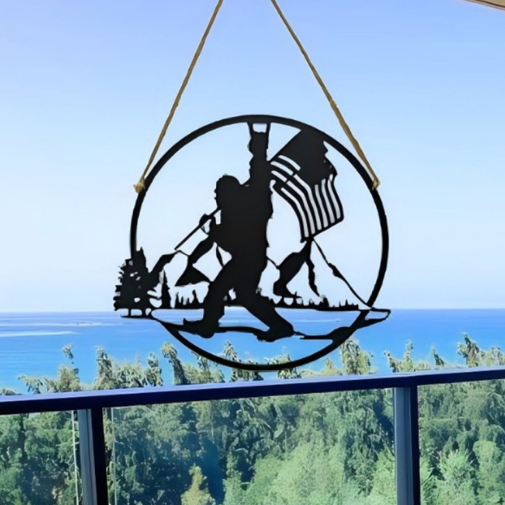 Welcome Sasquatch Metal Sign