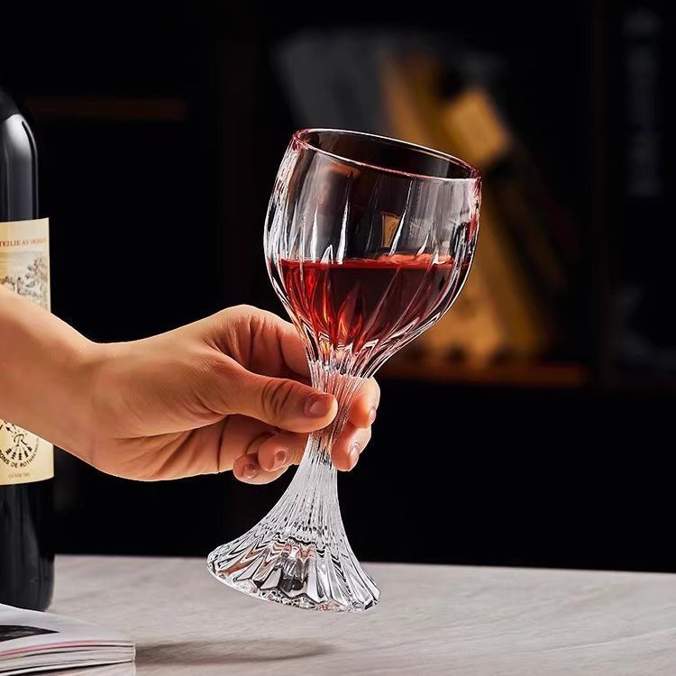 10 oz Art Crystal Wine Glasses Set of 2