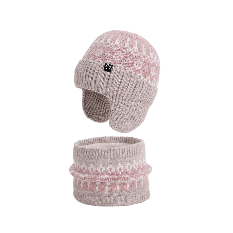 2 in 1 Hat Scarf Winter Set