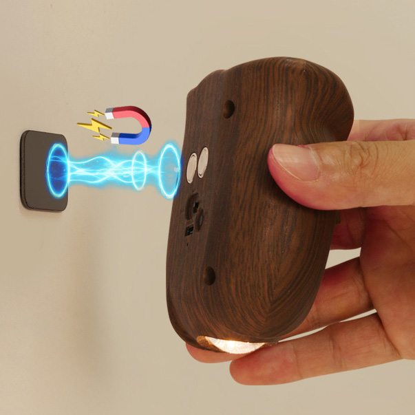 Motion Sensor Owl Magnetic Wall Light, Dual-Glow Up and Down Night Light