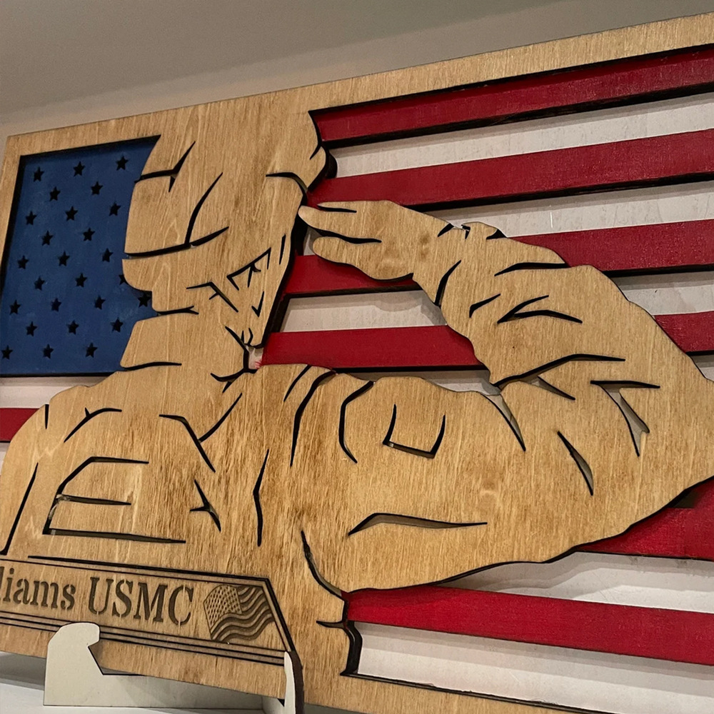 2025 Patriotic Wooden Tabletop Decor