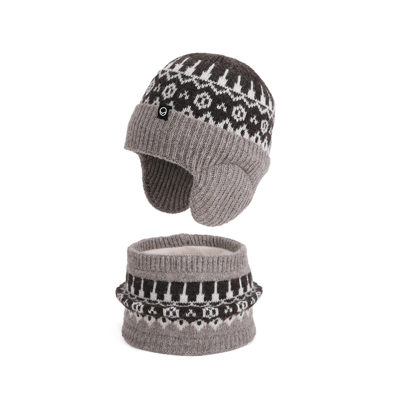 2 in 1 Hat Scarf Winter Set