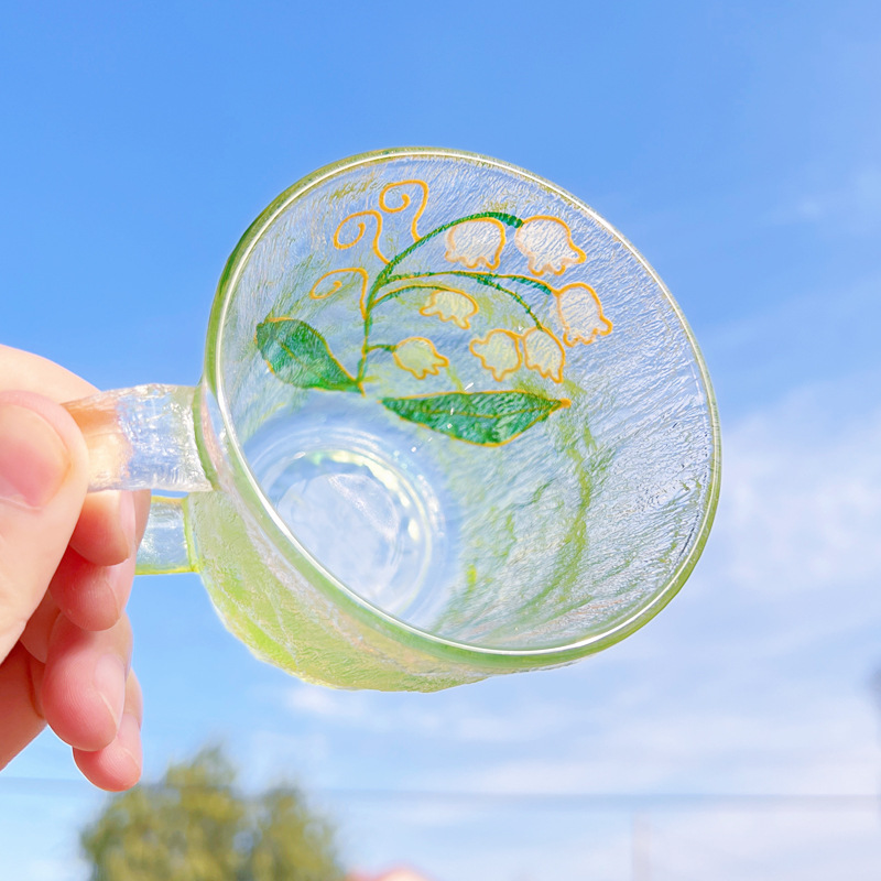 ❄️13.5oz Hand-painted Crystal Bloom Mug