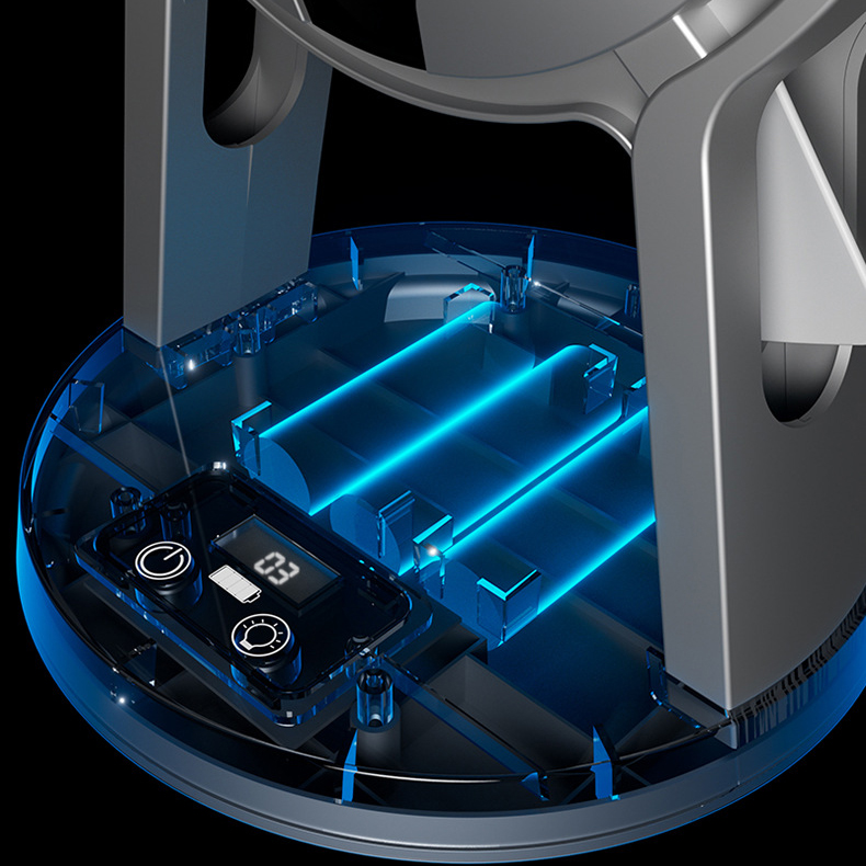 🌪️💡 SmartFlex Breeze Pro – Portable, Silent & Ice-Cool Air Anywhere! 🏕️🔋