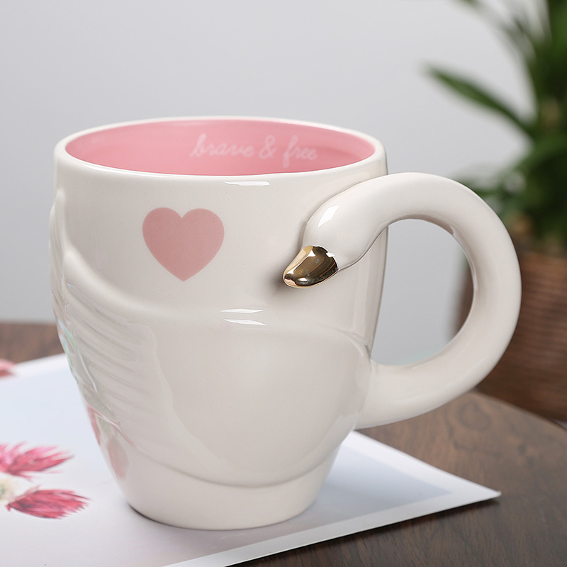 Animal Shaped Ceramic Cup with Handle