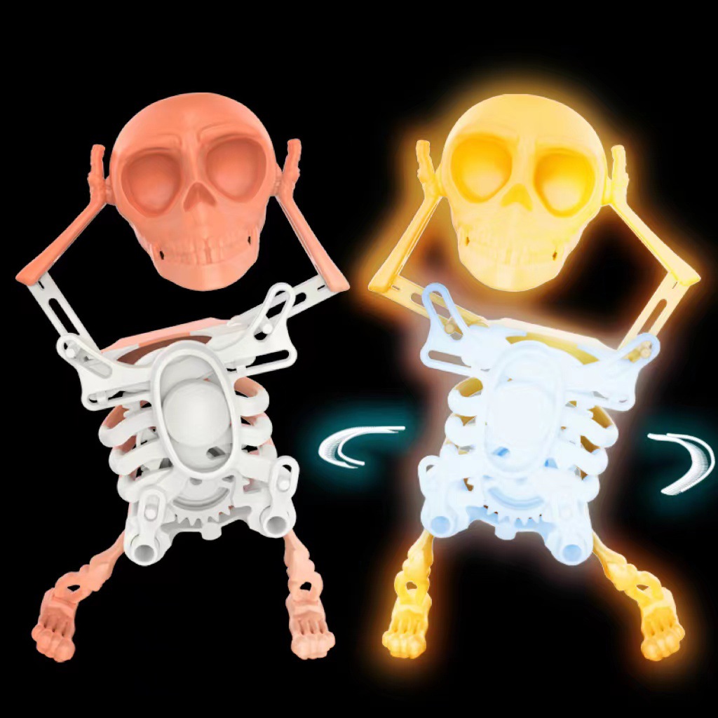 Dancing Skeletons Glow in The Dark Fun Toys