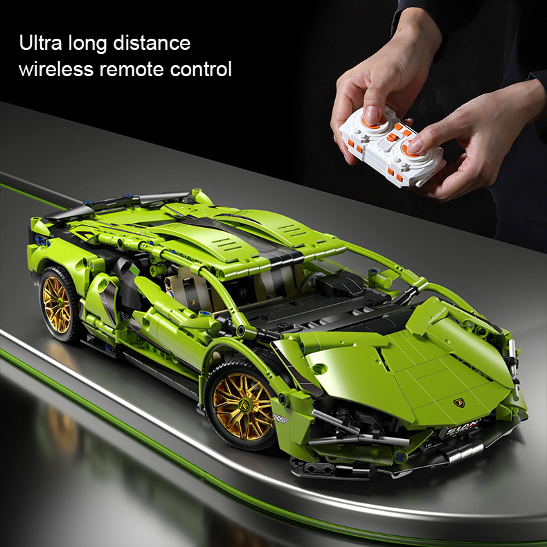Cyberpunk Sport Car Building Block Sets – Future-Proof Your Creativity!