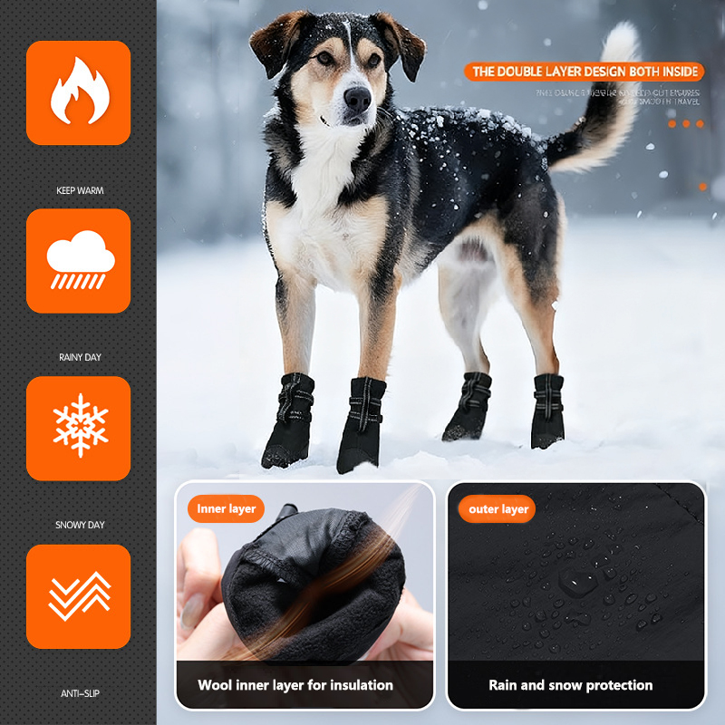 🐾Winter Warm and Non-Slip Dog Boots