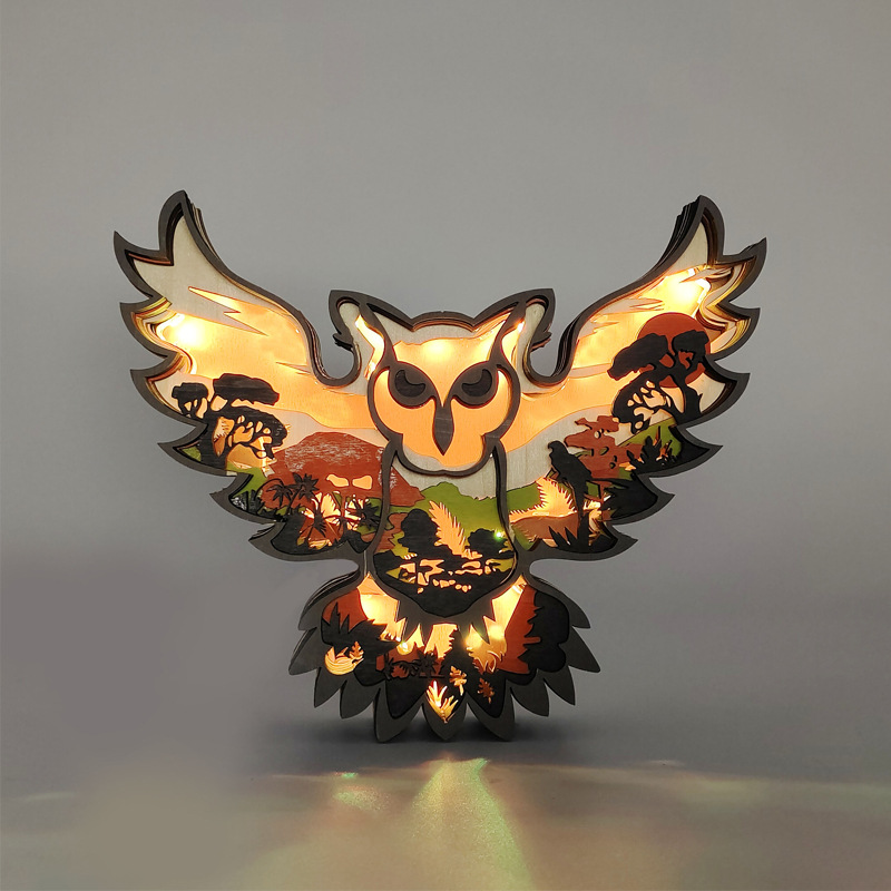 💕3D Carving Forest Animal Gift