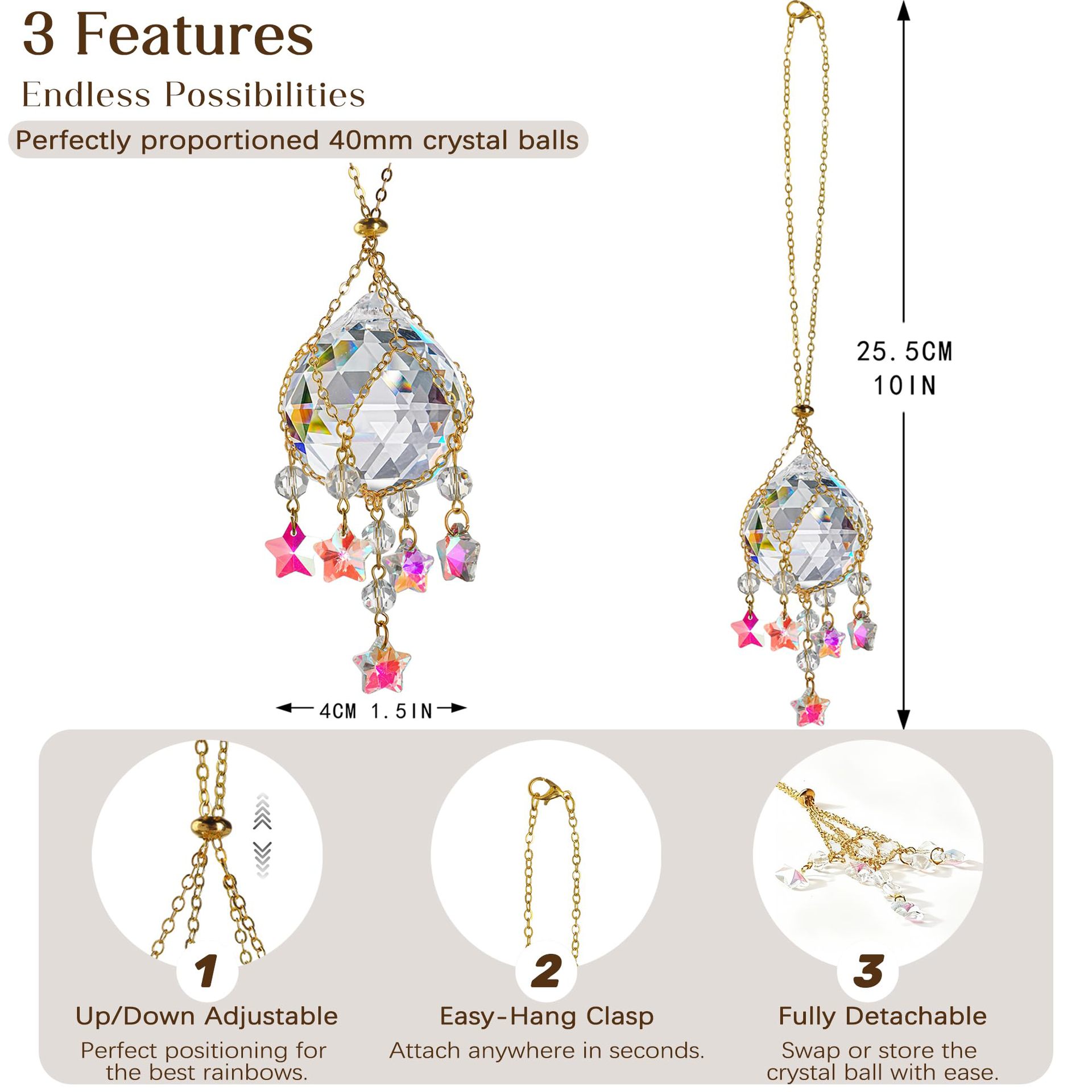 ✨ Crystal Sun Catcher