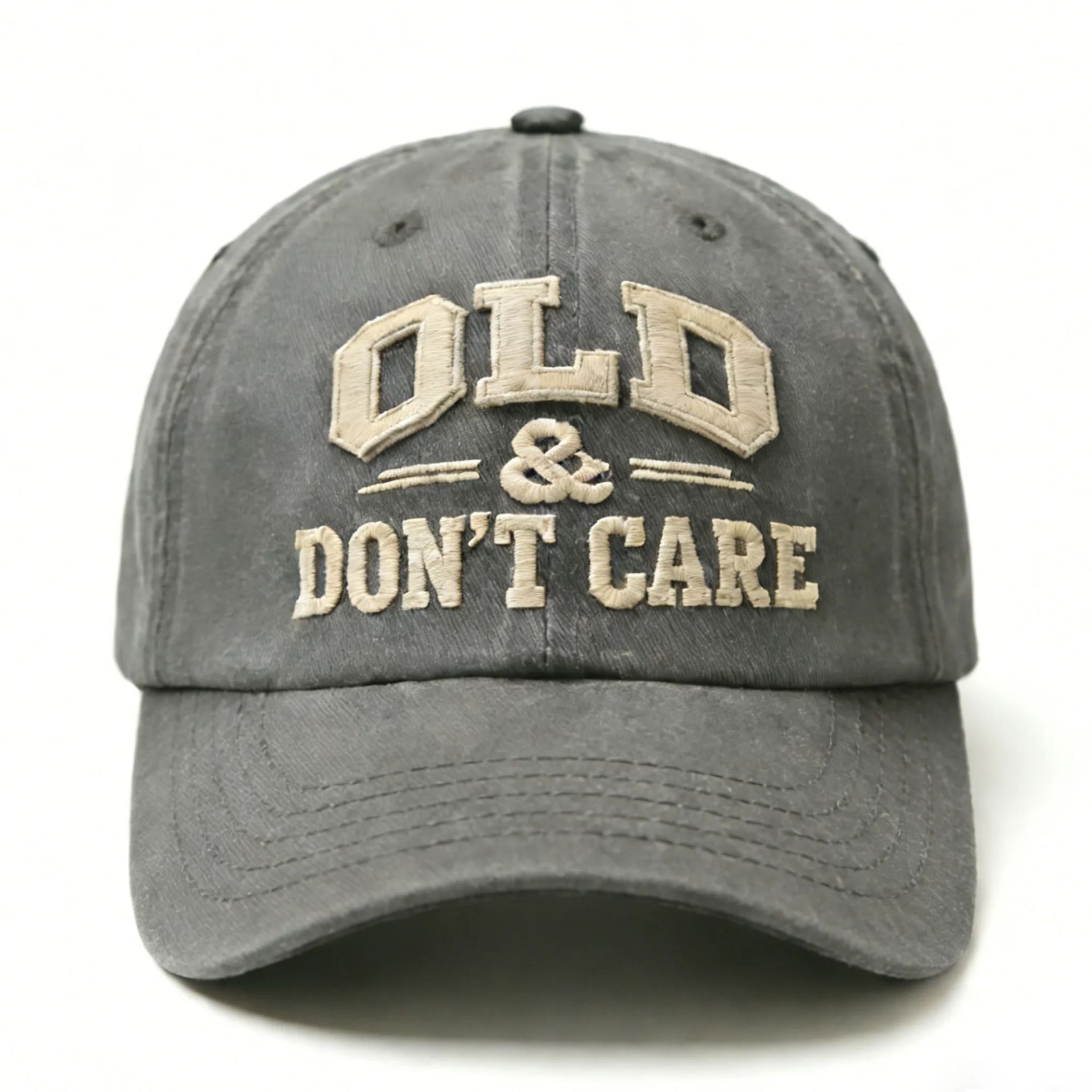 🧢2026 New Year Hot Sale 🔥Vintage Distressed"OLD & DON’T CARE"Cap