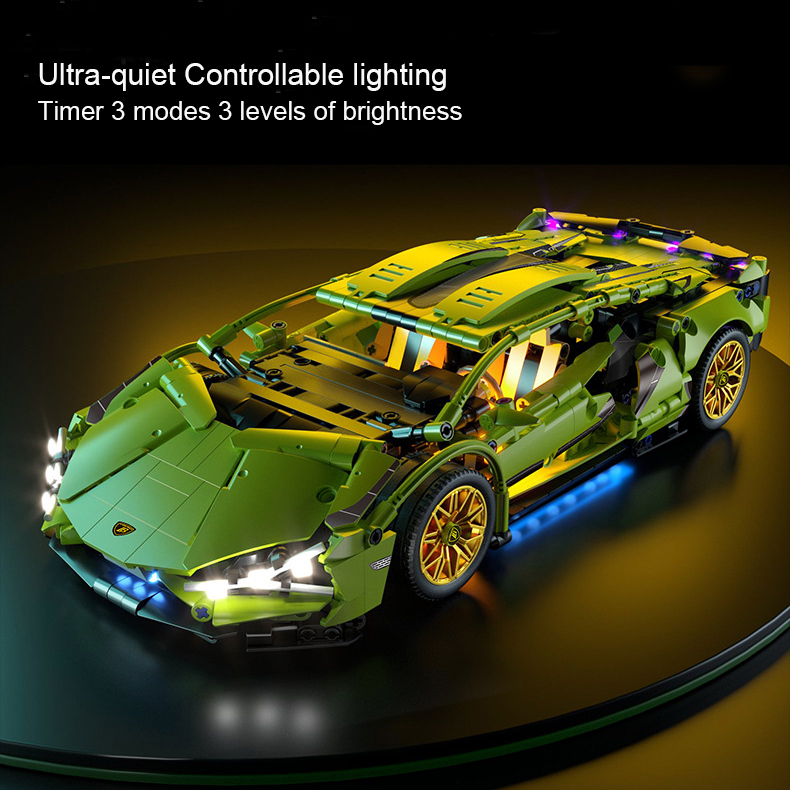 Cyberpunk Sport Car Building Block Sets – Future-Proof Your Creativity!