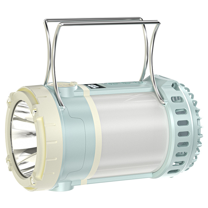 Camping Fan Includes Strong Flashlight