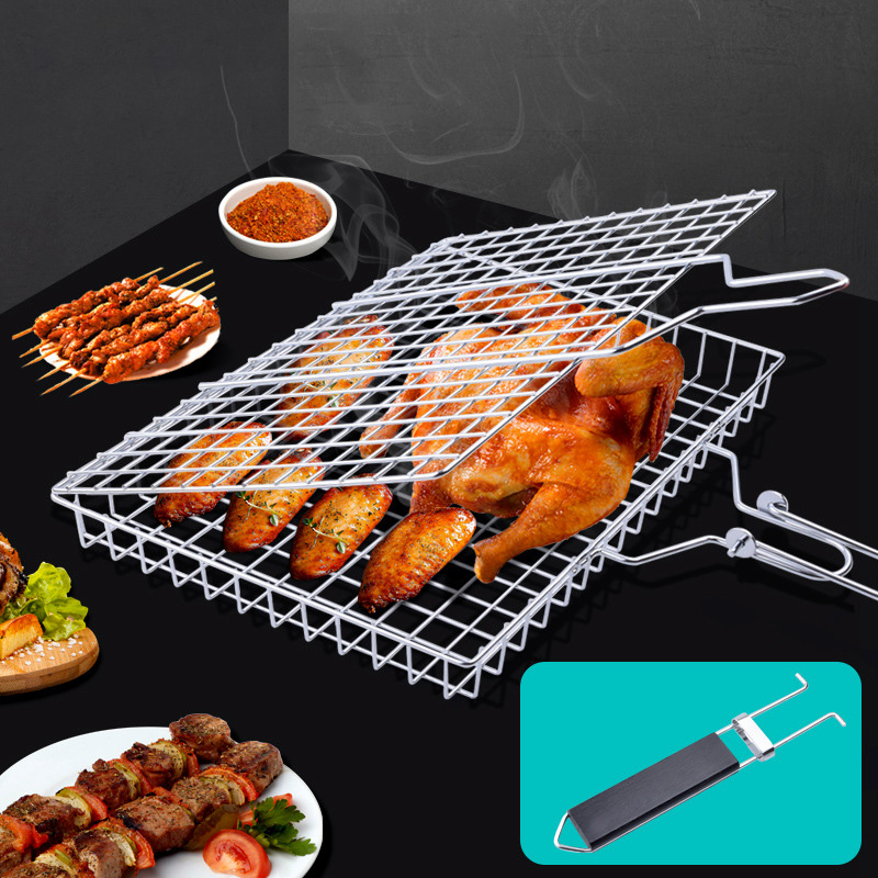 Nesting Three-Dimensional Grill Baskets