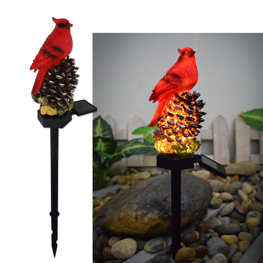 🔥Last Day - 45% OFF🐦Solar-Powered Cardinal Stake Light