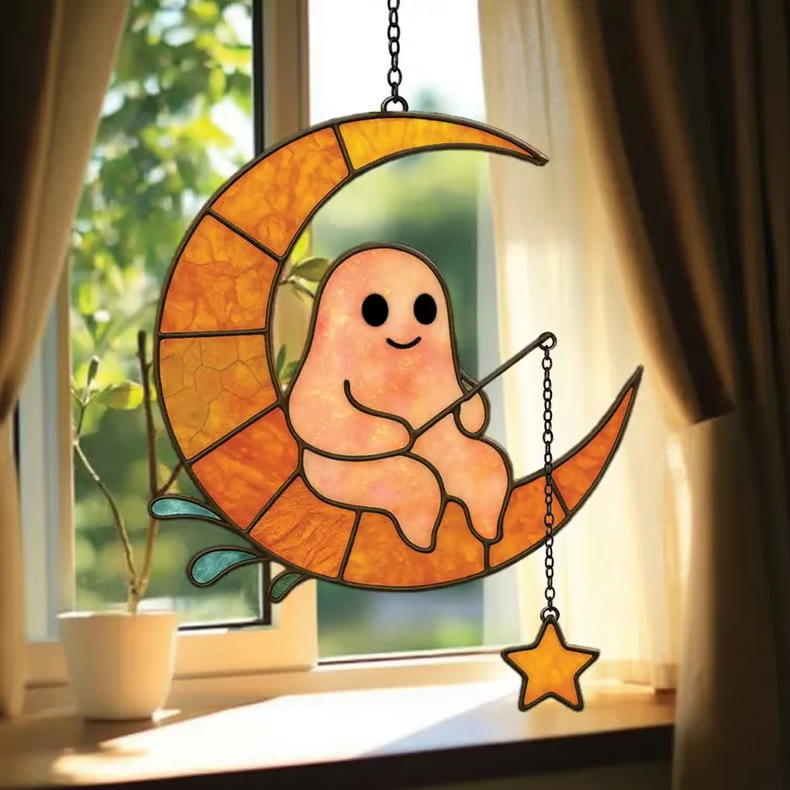 👻Halloween Suncatcher Hanging Decor