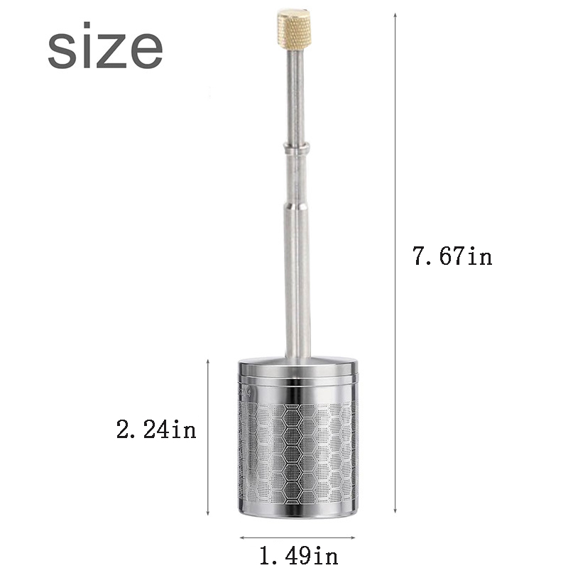 Premium Coffee and Tea Maker - Press the Plunger to Brew Anywhere