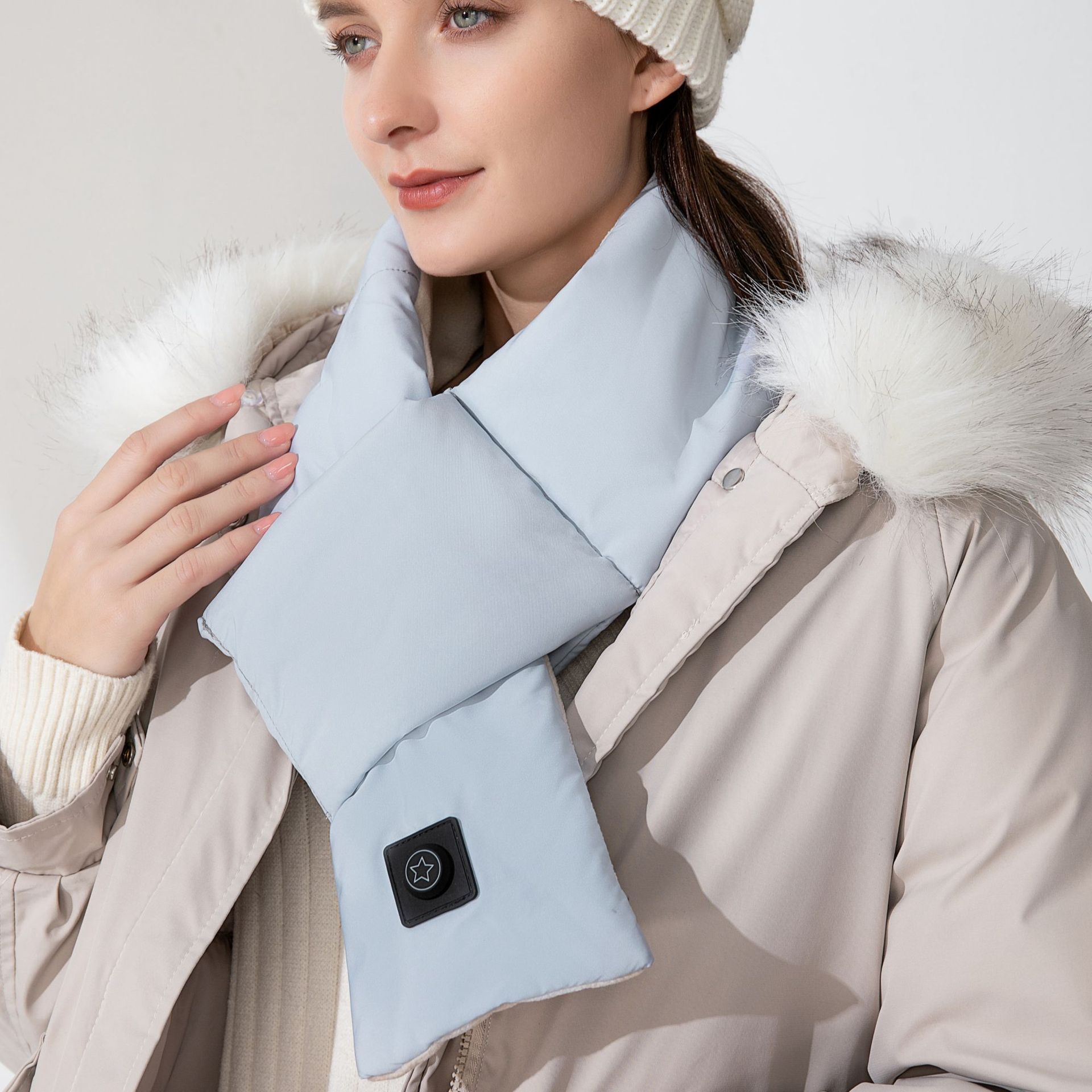 🧣Heated scarf, Electric Heating Pad for Neck Pain Relief and Stiffness