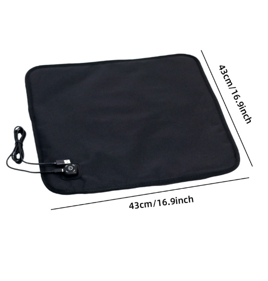 Three-Level Adjustable, Foldable, Lightweight Heated Seat Cushion