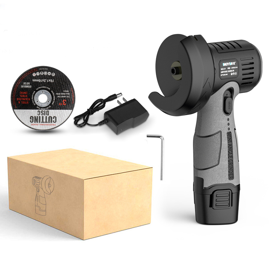 2025 New Cordless Angle Grinder 12V Mini Angle Grinder with Cutting Disc