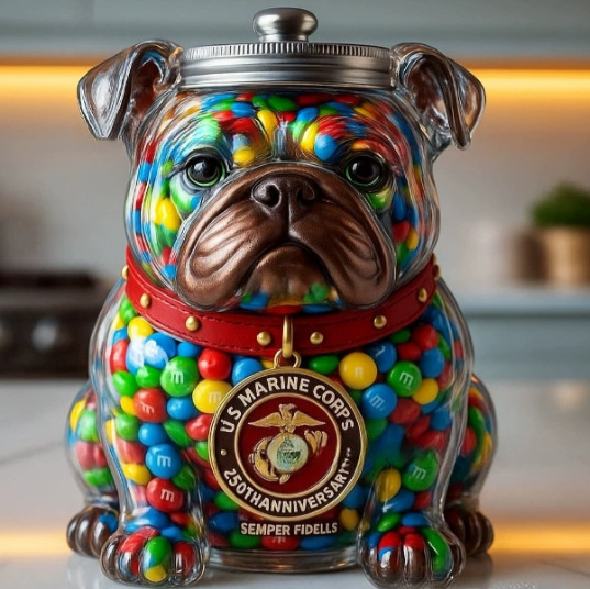 Unique Halloween Glass Candy Jar