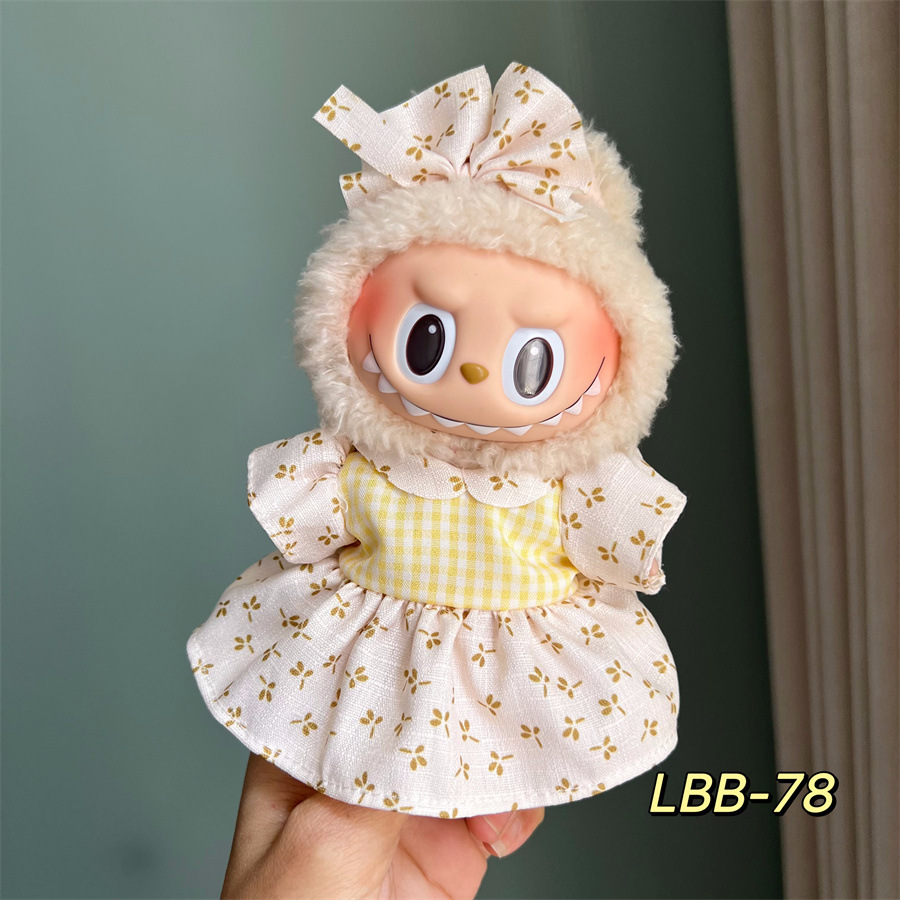Labubu's Cozy Wardrobe-17cm Labubu Fashion Doll Clothes