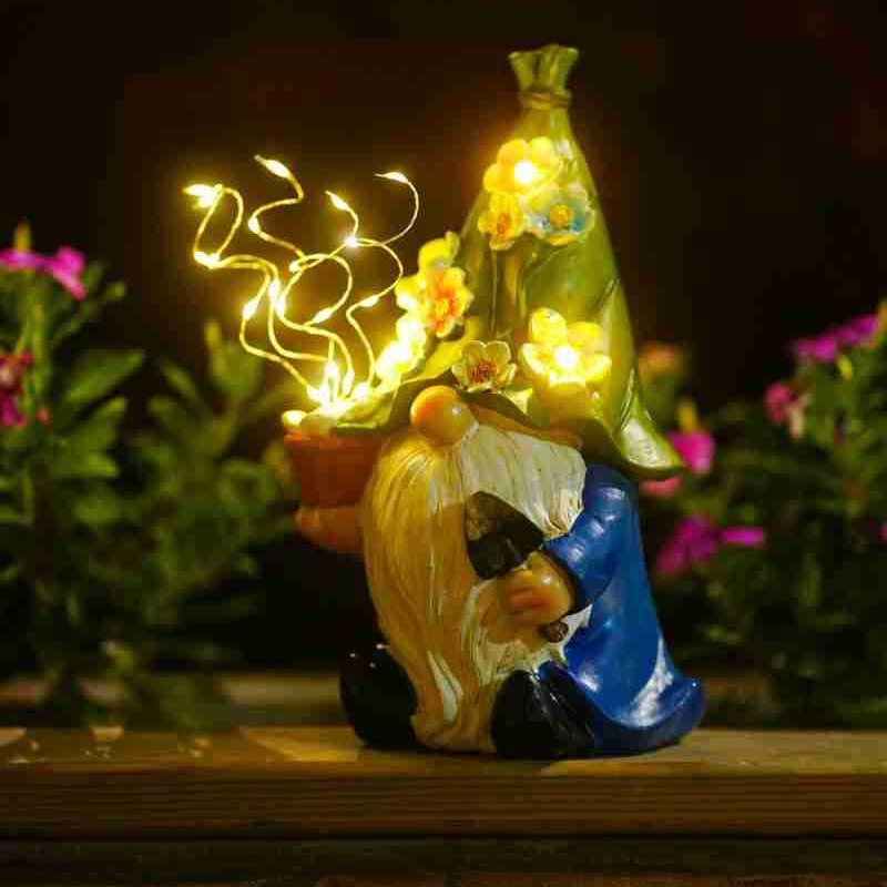 Spring Garden Gnomes Sculpture