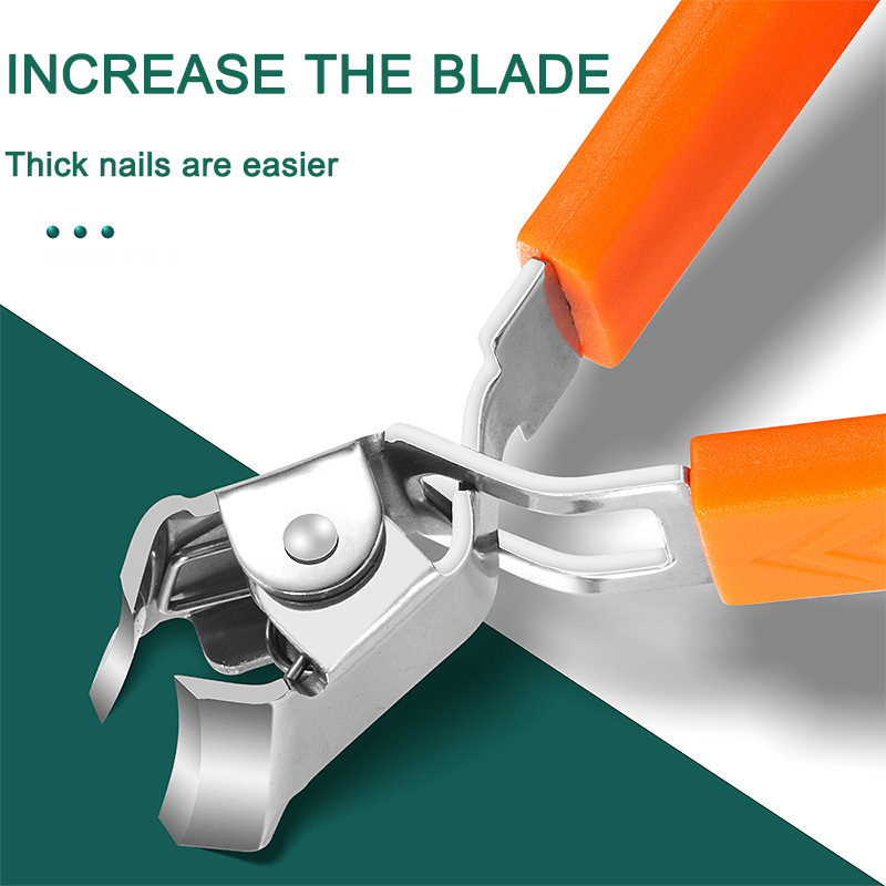 Enlarged And Widened Oblique Nail Clippers