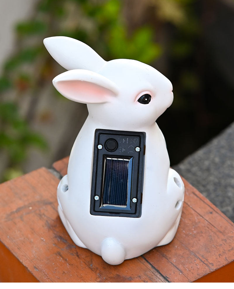 🐰☀️ Solar Easter Rabbit Garden Decor – Soft Glow for Spring & Beyond ☀️🐰
