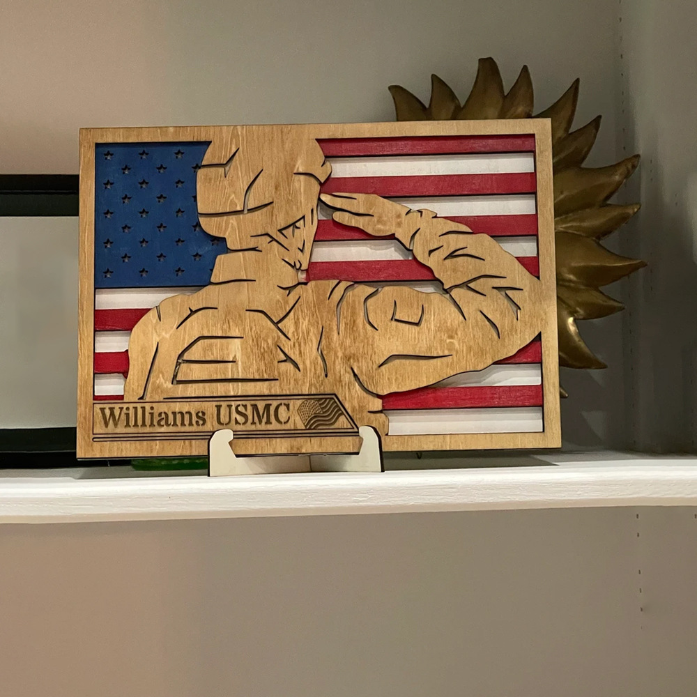 2025 Patriotic Wooden Tabletop Decor