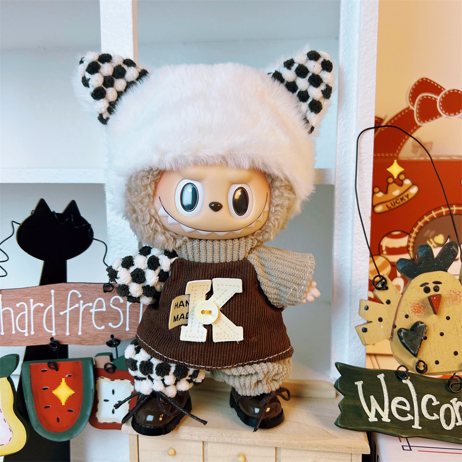 Labubu's Cozy Wardrobe-17cm Labubu Fashion Doll Clothes